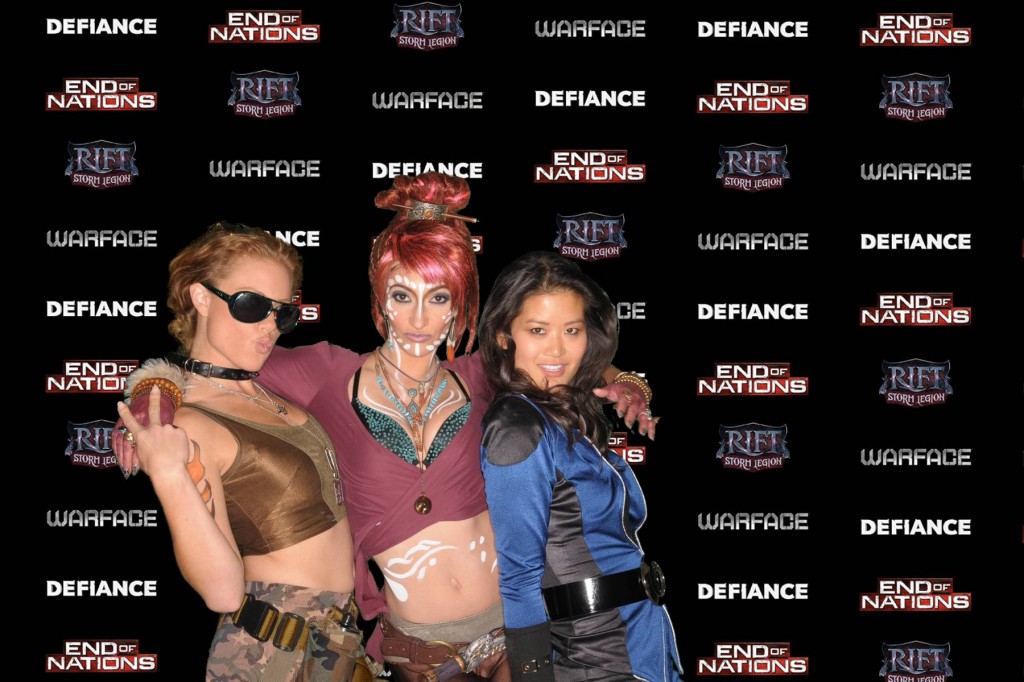 Cosplay Characters at the Photo Booth