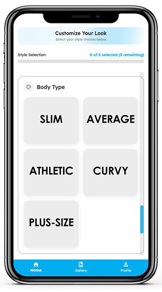 Body Type Selection
